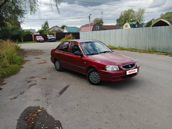 2004 Hyundai Accent ТагАЗ II, красный - вид 1