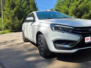 2023 Lada (ВАЗ) Vesta I Рестайлинг (NG), белый, 1330000 рублей, вид 4