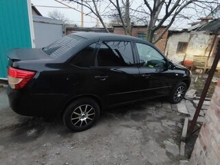 2013 Lada (ВАЗ) Granta I, чёрный, 570000 рублей, вид 3