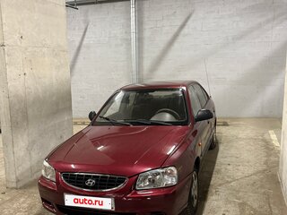 2007 Hyundai Accent ТагАЗ II, красный, 320000 рублей, вид 2