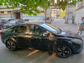 2008 Ford Focus II Рестайлинг, чёрный, 450000 рублей, вид 3
