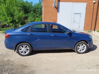 2016 Lada (ВАЗ) Vesta I, синий, 750000 рублей, вид 3