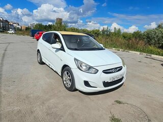 2011 Hyundai Solaris I, жёлтый, 360000 рублей, вид 2