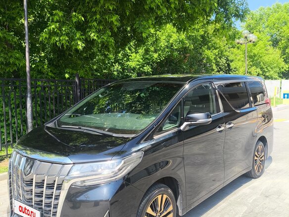 2021 Toyota Alphard III Рестайлинг, чёрный, 6890000 рублей - вид 2