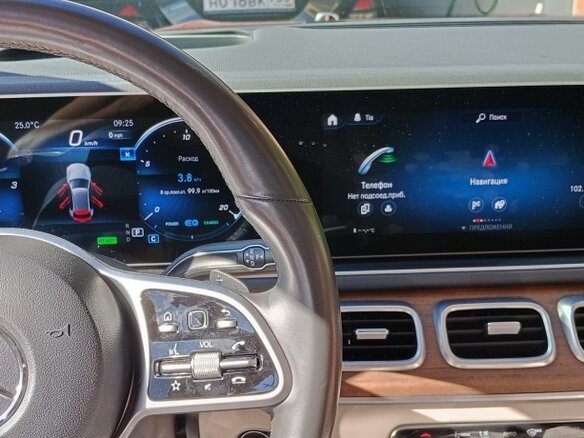 2019 Mercedes-Benz GLS 450 II (X167), красный, 8000000 рублей - вид 6