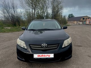 2008 Toyota Corolla AMT X (E140, E150), чёрный, 760000 рублей, вид 2
