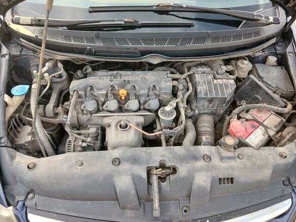 2008 Honda Civic VIII, синий, 640000 рублей - вид 11