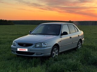 2011 Hyundai Accent ТагАЗ II, серебристый, 420000 рублей, вид 1