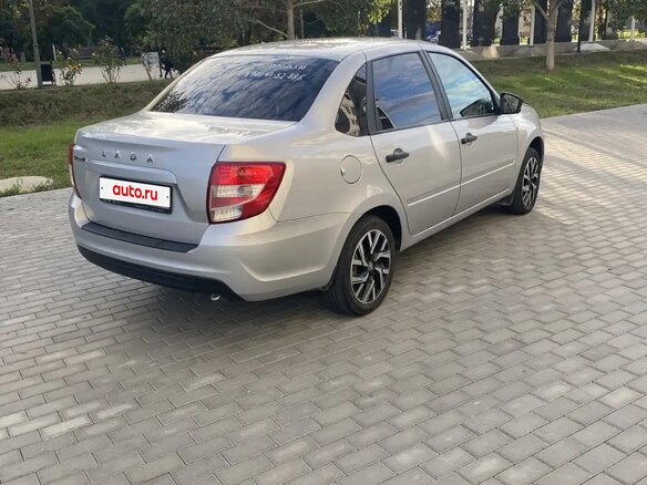 2020 Lada (ВАЗ) Granta I Рестайлинг, серый, 660000 рублей - вид 6