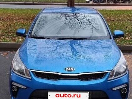 2020 Kia Rio IV, синий, 1600000 рублей - вид 7