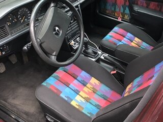 1992 Mercedes-Benz 190 (W201), пурпурный, 399999 рублей, вид 2