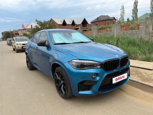 2016 BMW X6 M II (F86), голубой, 3400000 рублей