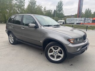 2004 BMW X5 3.0i I (E53) Рестайлинг, серый, 990000 рублей, вид 2