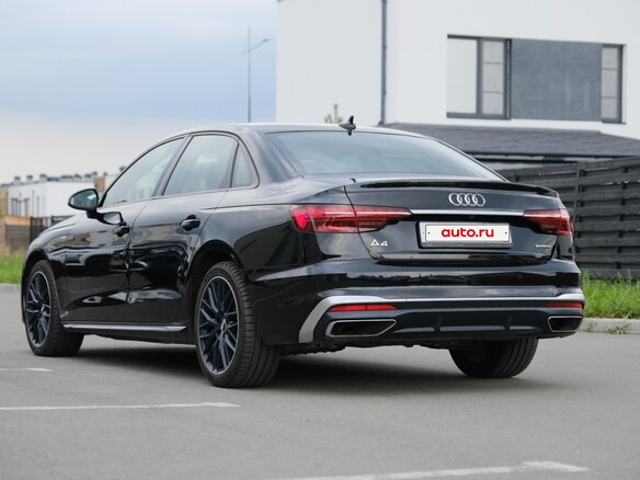 2020 Audi A4 45 TFSI V (B9) Рестайлинг, чёрный, 2900000 рублей - вид 4
