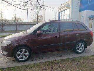 2012 Skoda Fabia II Рестайлинг, пурпурный, 520000 рублей, вид 4