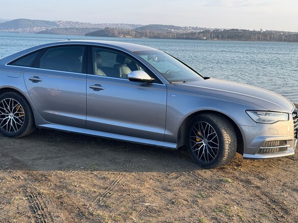 2015 Audi A6 IV (C7) Рестайлинг, серый, 2600000 рублей - вид 13