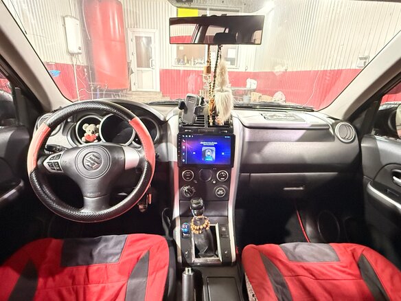 2008 Suzuki Grand Vitara II Рестайлинг, красный, 1100000 рублей - вид 7