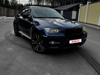 2012 BMW X6 30d I (E71) Рестайлинг, синий, 2050000 рублей, вид 3