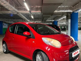 2010 Citroen C1 I Рестайлинг, красный, 375000 рублей, вид 4