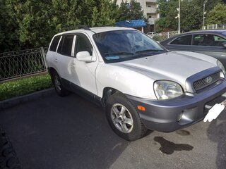 2003 Hyundai Santa Fe I, белый, 650000 рублей, вид 1