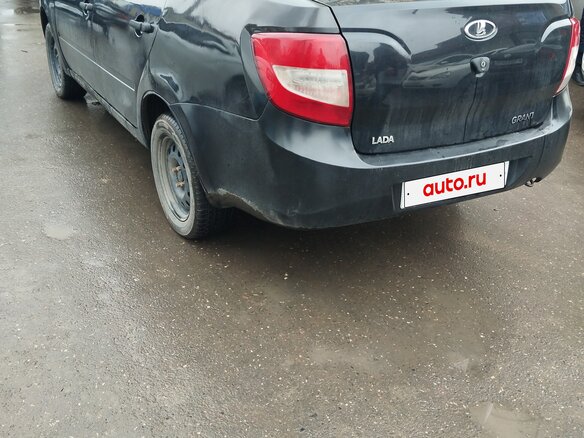 2012 Lada (ВАЗ) Granta I, чёрный, 185000 рублей - вид 3