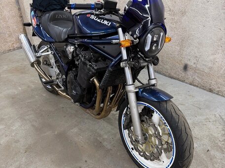 2003 Suzuki Bandit 1200, синий, 390000 рублей, вид 2