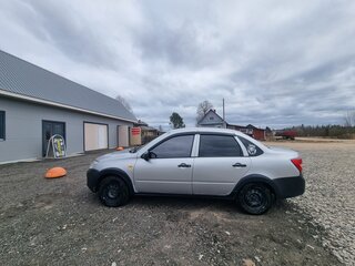 2012 Lada (ВАЗ) Granta I, серебристый, 220000 рублей, вид 4