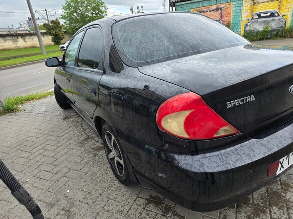 2008 Kia Spectra I Рестайлинг 2, чёрный, 189000 рублей - вид 7