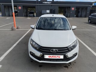 2018 Lada (ВАЗ) Granta I Рестайлинг, белый, 608000 рублей, вид 2