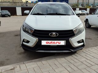 2017 Lada (ВАЗ) Vesta SW Cross I, белый, 930000 рублей, вид 3