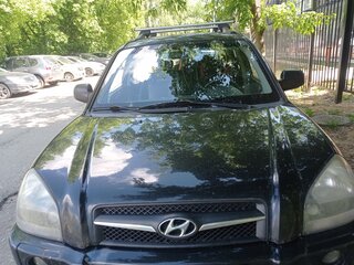 2008 Hyundai Tucson I, чёрный, 550000 рублей, вид 1