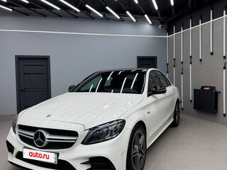 2018 Mercedes-Benz C-Класс AMG 43 AMG IV (W205) Рестайлинг, белый, 4400000 рублей, вид 1