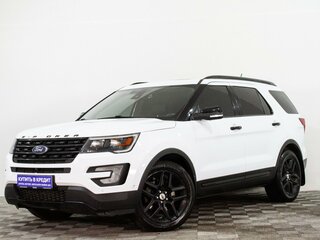 2017 Ford Explorer V Рестайлинг, белый, 2829000 рублей, вид 3