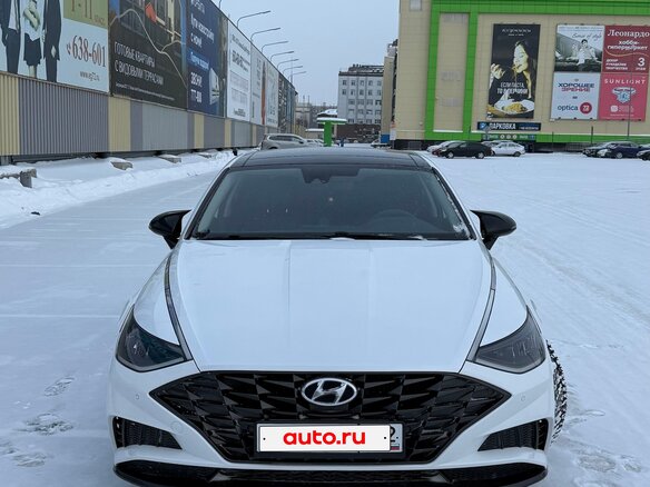 2020 Hyundai Sonata VIII (DN8), белый, 2200000 рублей - вид 2