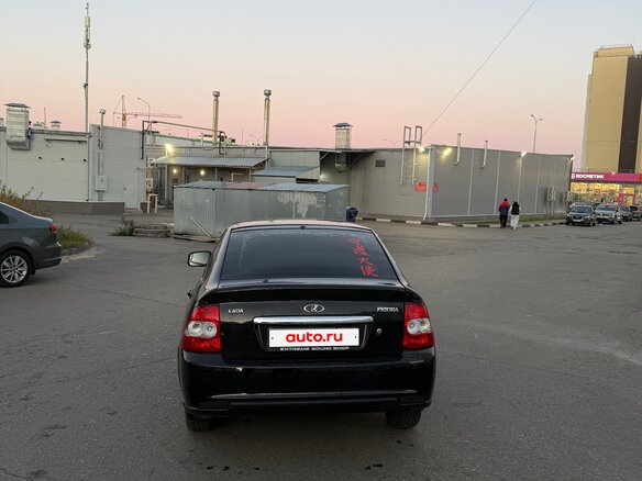 2009 Lada (ВАЗ) Priora I, чёрный, 215000 рублей - вид 4