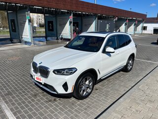 2024 BMW X3 30i III (G01) Рестайлинг, белый, 3300000 рублей, вид 2
