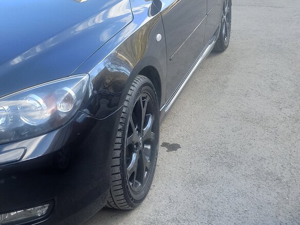 2008 Mazda 3 I (BK) Рестайлинг, чёрный, 1399000 рублей