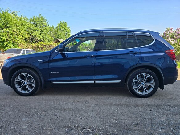 2017 BMW X3 20d xDrive II (F25) Рестайлинг, синий, 2850000 рублей - вид 10