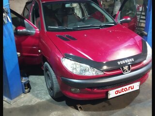 2006 Peugeot 206, красный, 250000 рублей, вид 1