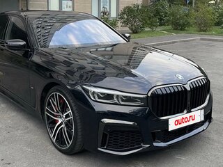 2020 BMW 7 серии 730d xDrive VI (G11/G12) Рестайлинг, чёрный, 5750000 рублей, вид 2