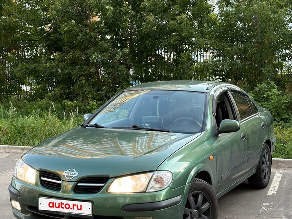 2001 Nissan Almera II (N16), зелёный, 420000 рублей - вид 1