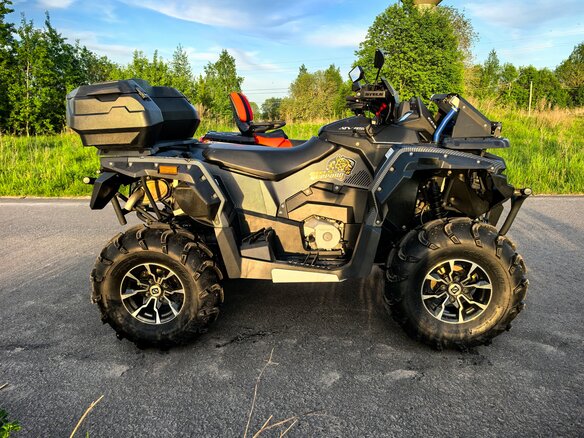 2022 Stels ATV-850 Guepard Trophy, чёрный, 850000 рублей - вид 1