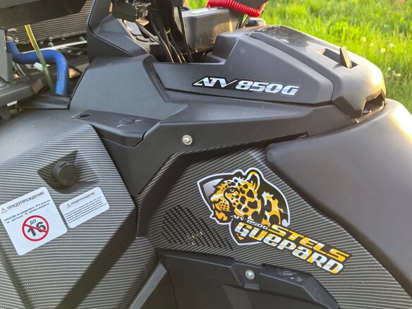 2022 Stels ATV-850 Guepard Trophy, чёрный, 850000 рублей - вид 5