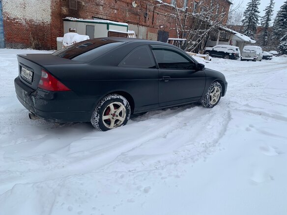 2003 Honda Civic VII Рестайлинг, чёрный, 400000 рублей - вид 8