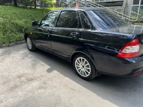 2014 Lada (ВАЗ) Priora I Рестайлинг, синий, 500000 рублей - вид 8