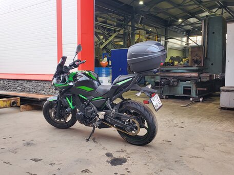 2021 Kawasaki Z 650, зелёный, 700000 рублей, вид 1