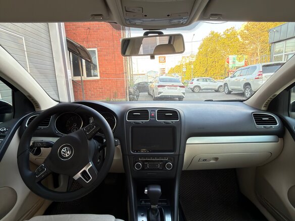 2009 Volkswagen Golf VI, чёрный - вид 7