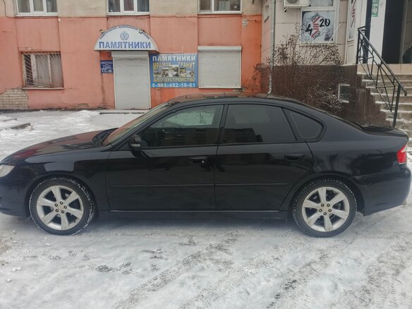 2007 Subaru Legacy IV Рестайлинг, чёрный, 710000 рублей - вид 2