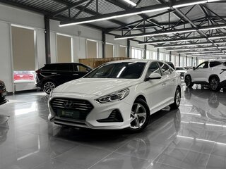 2018 Hyundai Sonata VII (LF) Рестайлинг, белый, 1620000 рублей, вид 1