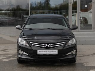 2016 Hyundai Solaris I Рестайлинг, чёрный, 1210000 рублей, вид 2